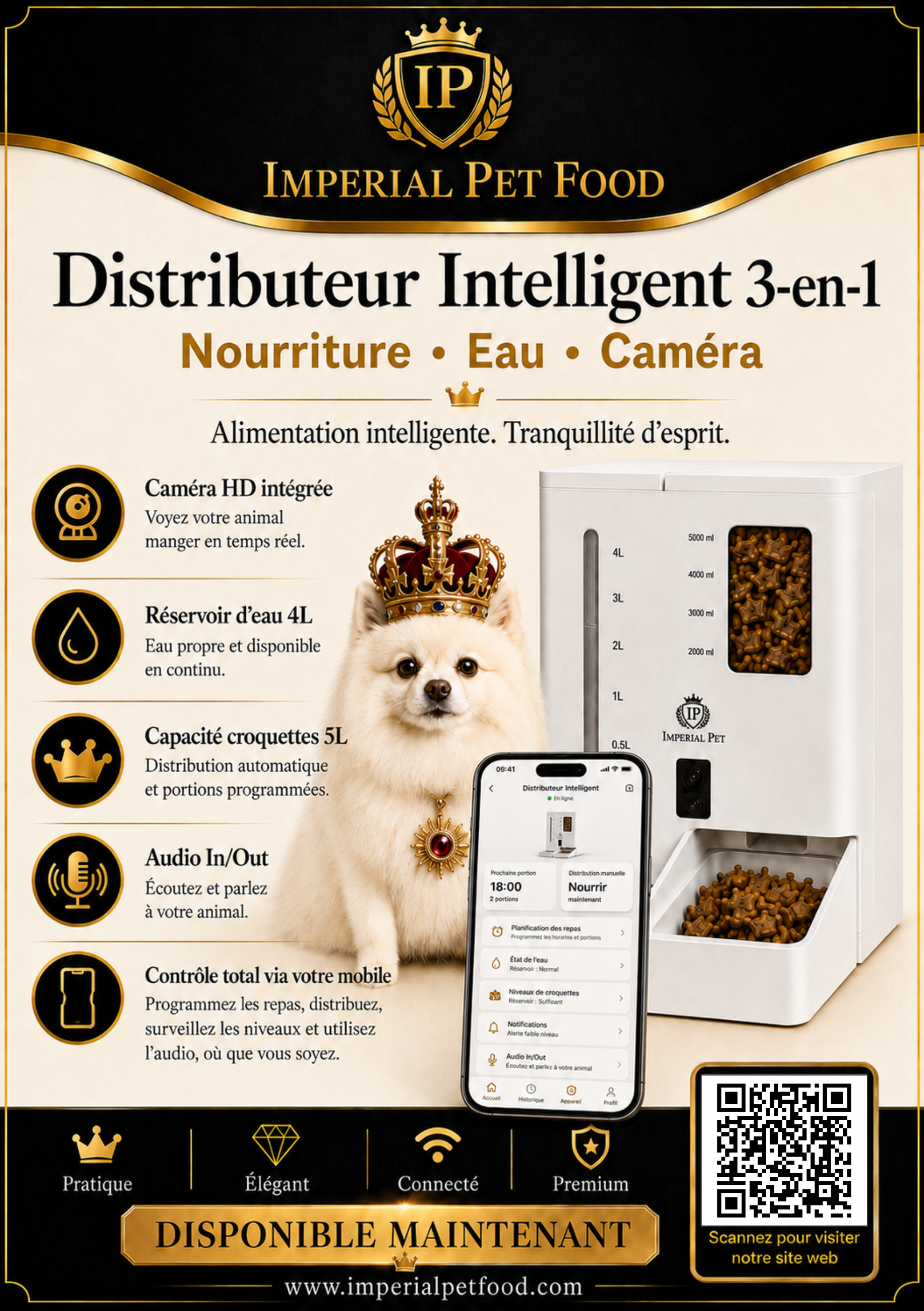 Imperial Pet Food - Automatic Pet Feeder Camera